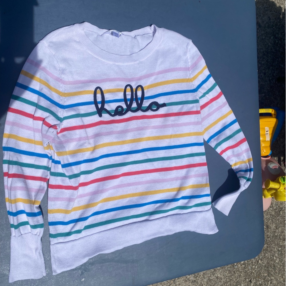 Women’s hello sweater